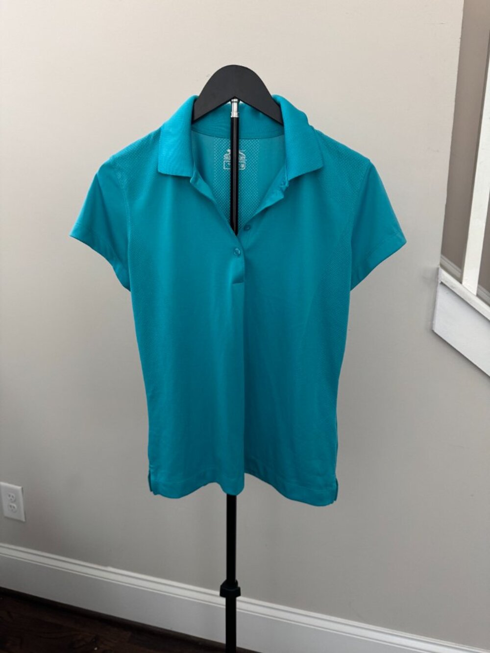 Ladies Teal Golf Shirt US Size Medium